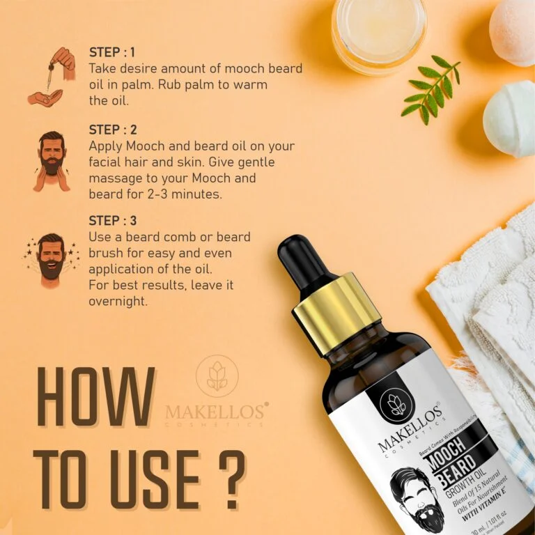 How to Use MakeLLos Beard Growth Oil